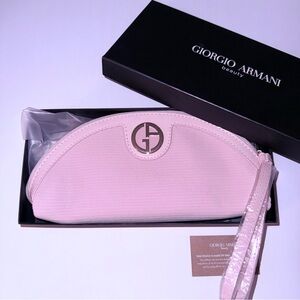 Giorgio Armani Beauty Pink Clutch Bag